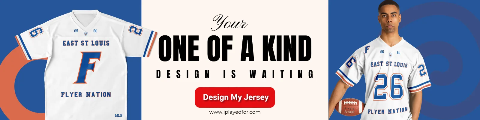 Your one-of-a-kind design is waiting — design your custom jersey