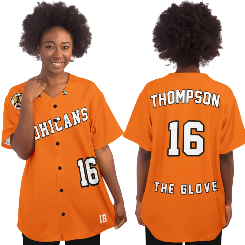 Custom softball jersey with your name, number, and school colors